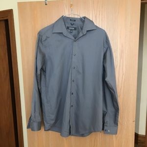 Kenneth Cole Reaction Gray Dress Shirt